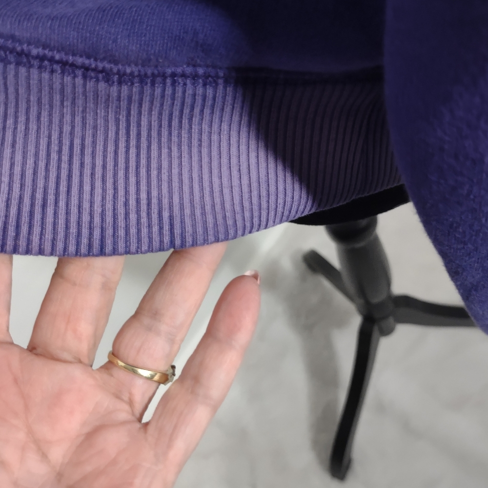 PINK VICTORIA'S SECRET Women's Purple Sweatshirt Size XS - Picture 6 of 10